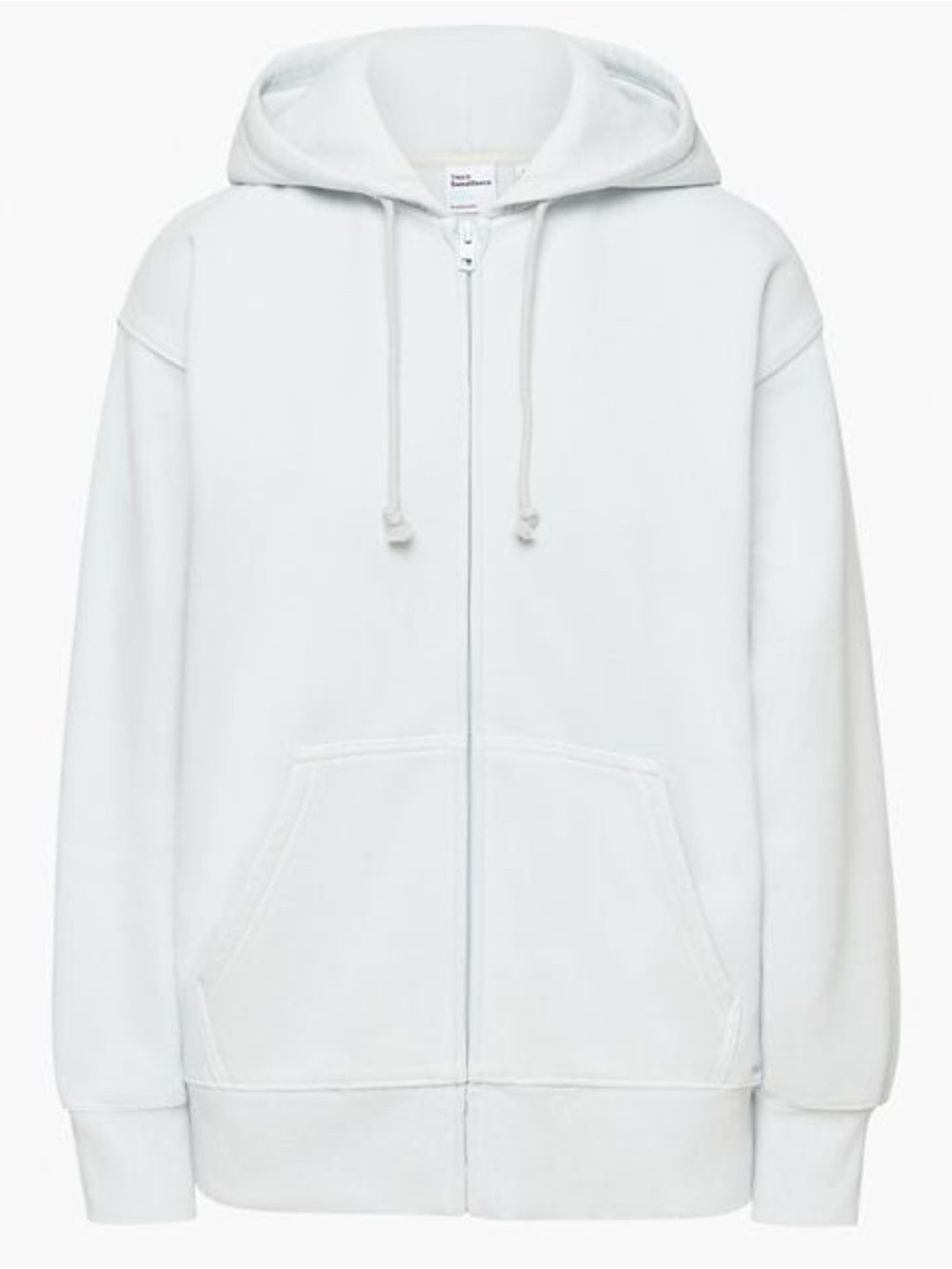 TNA Cozy Fleece Boyfriend Zip Hoodie - light blue